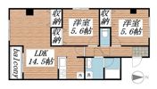 水原マンションⅢの間取り画像