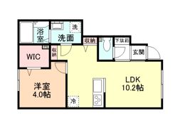 EdgeMoment町村の間取り画像