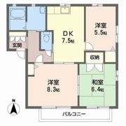 グランシード中島の間取り画像