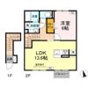 ラピルデ小原田の間取り画像