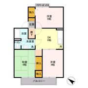 メゾンパークス東大宮の間取り画像