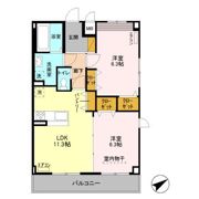 ベルフルール壱番館の間取り画像