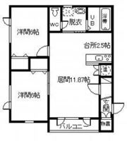 WAKE318の間取り画像
