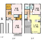 第5コスモスヴィラの間取り画像