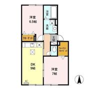 アンシャンテN Bの間取り画像