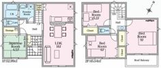 リナージュL 大竹市新町23－2期 1号棟の間取り画像