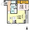 (仮称)D-ROOM中央市成島PJの間取り画像