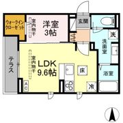 (仮称)D-ROOM中央市成島PJの間取り画像