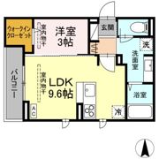 (仮称)D-ROOM中央市成島PJの間取り画像