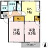 メイゾンアプリコット Aの間取り画像
