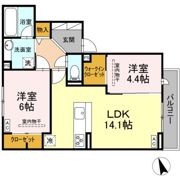 ディーシャンブル川原町の間取り画像