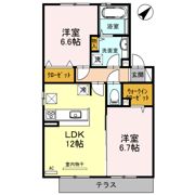 Canal寿 B棟の間取り画像