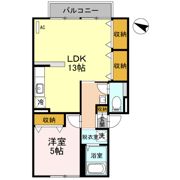 メゾンふじⅠの間取り画像