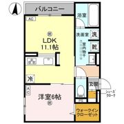 スペチアーレ背戸口の間取り画像