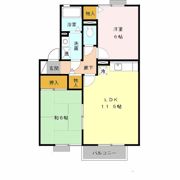 バードヒル A棟の間取り画像