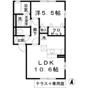 カクタス フローラの間取り画像