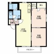 アールベルグⅡ Aの間取り画像