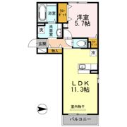 パティオ大津の間取り画像