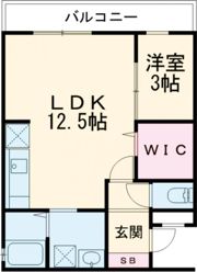 アドマス鶴原D棟の間取り画像