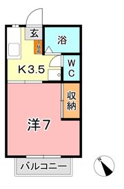 メゾンエポック Bの間取り画像