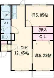 フォレストリーB館の間取り画像