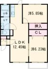 フォレストリーB館の間取り画像
