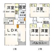 起D棟の間取り画像
