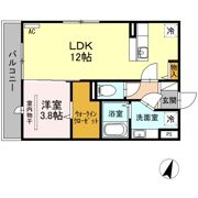 D－room瓦田の間取り画像