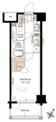 ブランシエスタ森下の間取り画像