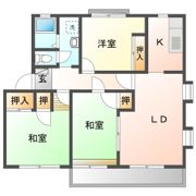 グラナタス羽鳥B棟の間取り画像