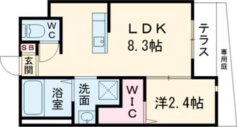 リアコート枚方御殿山SOUTHの間取り画像