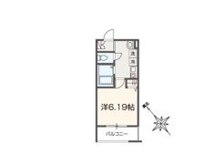 MELDIA大袋の間取り画像