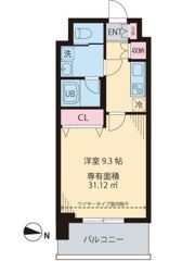 桜森スクエアⅢの間取り画像