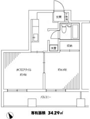 パレスクラシーゼの間取り画像