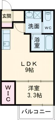 （仮）白南風町新築アパートの間取り画像