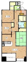 ライオンズマンション上幟シティの間取り画像