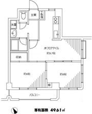 パレスクラシーゼの間取り画像