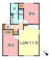 ロータス Bの間取り画像
