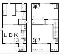 パルモオークラの間取り画像