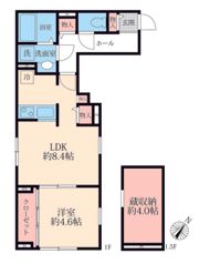 上尾市谷津二丁目アパートの間取り画像