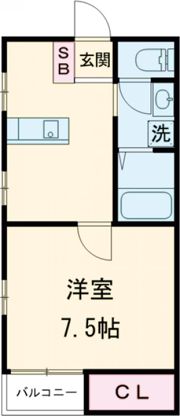 ディンプルハイツの間取り画像