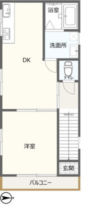 サンハウスの間取り画像