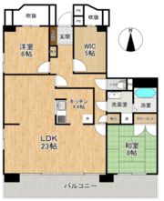 メゾンドール萩の間取り画像