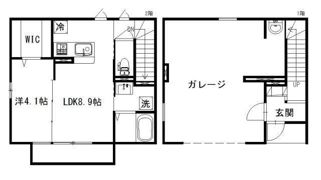 ガレージハウス南風の間取り画像
