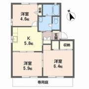 グリーンヒル今宿Aの間取り画像