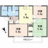 ディアス鵤Bの間取り画像