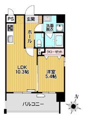 グランレーヴ中之町の間取り画像