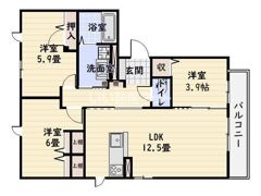 MTガーデン高麗の間取り画像