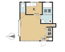 ユースハイツの間取り画像