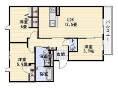 MTガーデン高麗の間取り画像
